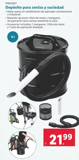Lidl PARKSIDE® Depósito para ceniza y suciedad oferta