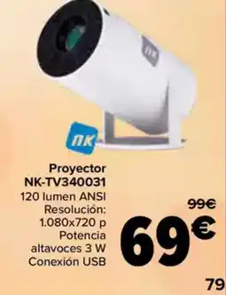 Carrefour Proyector NK-TV340031 oferta