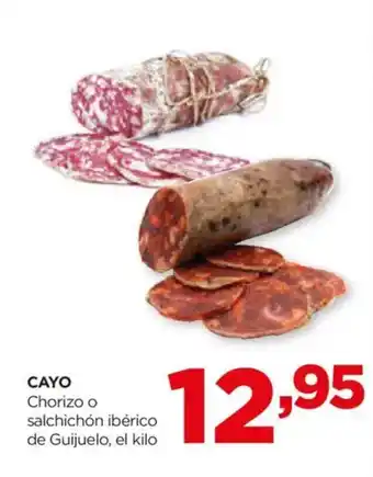 Alimerka CAYO Chorizo o salchichón ibérico de Guijuelo oferta