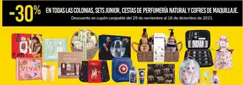 Carrefour Market En todas las colonias, sets junior, cestas de perfumería natural y cofres de maquillaje oferta
