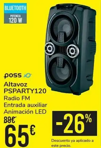 Samsung Poss altavoz psparty120 oferta