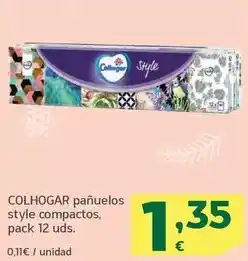 HiperDino COLHOGAR pañuelos style compactos oferta