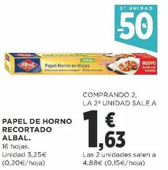 Supercor Papel de Horno Recortado Albal oferta