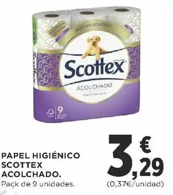 Supercor Papel Higiénico Scottex Acolchado oferta
