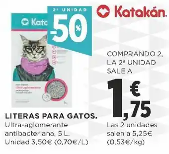 Supercor Literas Para Gatos oferta