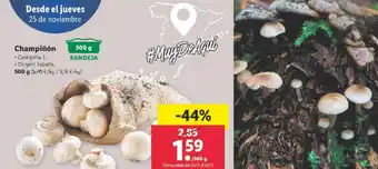 Lidl Champiñón 500 g oferta