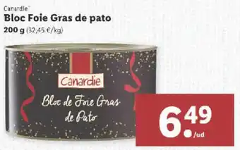 Lidl Bloc Foie Gras de Pato 200 g oferta