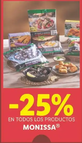 Lidl -25% En Todos Los Productos Monissa oferta