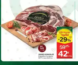 Caprabo ISIDRO GONZÁLEZ Espatlla d'engreix, 50% raça ibèrica oferta