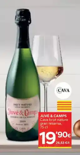 Caprabo JUVÉ & CAMPS Cava brut nature gran reserva oferta