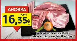 FROIZ Cordero Nacional sin cabeza entero, medios o cuartos 10 a oferta