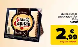 Carrefour GRAN CAPITÁN Queso curado oferta