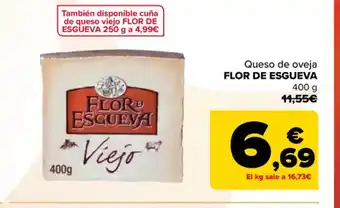 Carrefour FLOR DE ESGUEVA Queso de oveja oferta