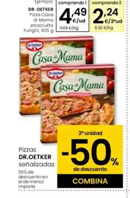 Eroski DR.OETKER Pizza Casa di Mama prosciutto Funghi oferta