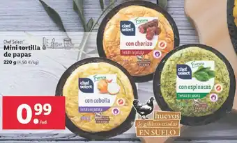 Lidl Mini Tortilla de Papas 220 g oferta