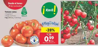 Lidl Tomate Salsa 1 kg oferta
