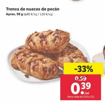 Lidl Trenza de Nueces de Pecán Aprox. 98 g oferta