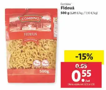 Lidl Fideuá 500 g oferta