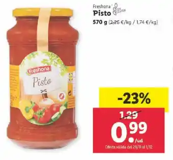 Lidl Pisto 570 g oferta