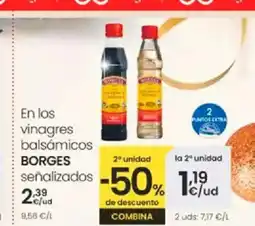 Eroski BORGES En los vinagres balsámicos oferta