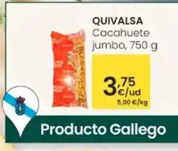 Eroski QUIVALSA Cacahuete jumbo oferta