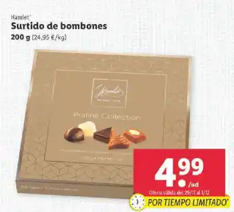 Lidl Surtido de Bombones 200 g oferta