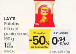 Eroski LAY'S Patatas fritas al punto de sal oferta