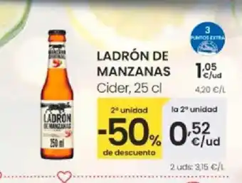 Eroski LADRÓN DE MANZANAS Cider oferta