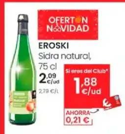 Eroski EROSKI Sidra natural oferta