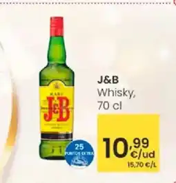 Eroski J&B Whisky oferta