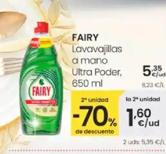 Eroski FAIRY Lavavajillas a mano Ultra Poder oferta