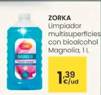 Eroski ZORKA Limpiador multisuperficies con bioalcohol Magnolia oferta