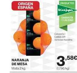 Supercor Naranja de mesa oferta