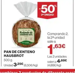 Supercor Pan de centeno hausbrot oferta