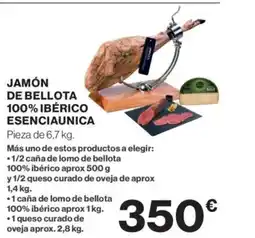 Supercor Jamón de bellota 100% ibérico esenciaunica oferta