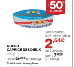 Supercor CAPRICE DES DIEUX Queso oferta