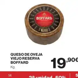 BOFFARD Queso de oveja viejo reserva