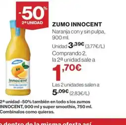 Supercor INNOCENT Zumo oferta