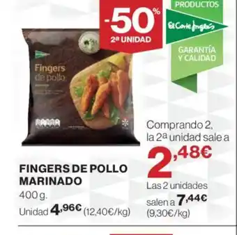 Supercor Fingers de pollo marinado oferta