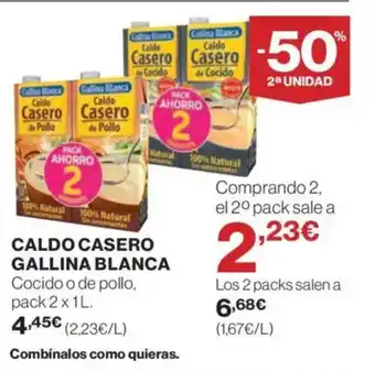 Supercor GALLINA BLANCA Caldo casero oferta