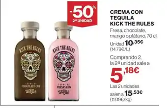 Supercor KICK THE RULES Crema con tequila oferta