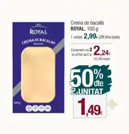 Condis ROYAL Crema de bacallà oferta
