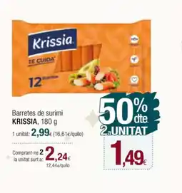 Condis KRISSIA Barretes de surimi oferta