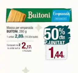 Condis BUITONI Massa per empanada oferta