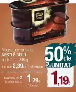 Condis NESTLÉ GOLD Mousse de xocolata oferta