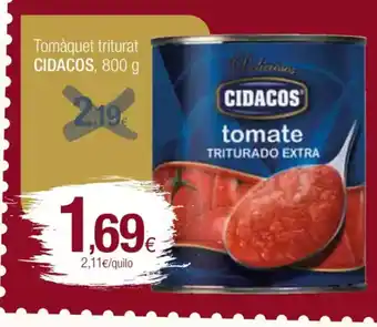 Condis CIDACOS Tomàquet triturat oferta