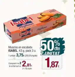 Condis ISABEL Musclos en escabetx oferta