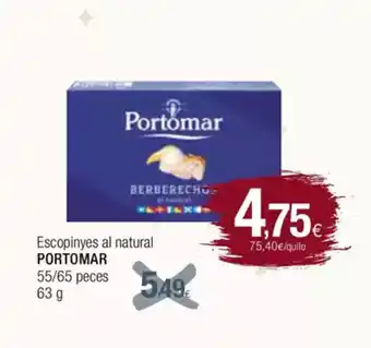 Condis PORTOMAR Escopinyes al natural oferta