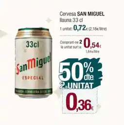 Condis SAN MIGUEL Cervesa oferta