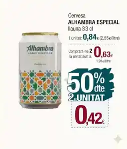 Condis ALHAMBRA ESPECIAL Cervesa oferta
